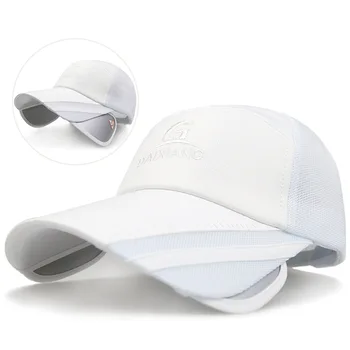 Zīmola 2018. gada Vasaras Vīriešu Elpojošs Acs Cepures Saules UV aizsardzību Beisbola Cepurītes Vīriešu Kaulu Snapback Cepures Sievietēm, Āra Cepures Ceļojuma