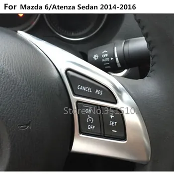 Auto Stils ABS Stick Stūre Interjera Apdares Komplekts Karkasa Paneļu Kapuci 2gab Priekš Mazda 6/Atenza Sedans 2016 2017 2018