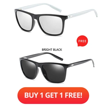 Pērkat 1 Get 1 Bezmaksas 2019 Polaroid Unisex Saulesbrilles Laukumā Vintage Saules Brilles Slavenu Zīmolu Saulesbrilles, Polarizēts Saulesbrilles Retro