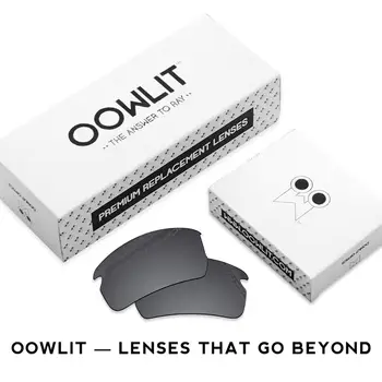 OOWLIT Polarizētās Lēcas Nomaiņa Black Chrome-Oakley Eyepatch 2 OO9136 Saulesbrilles