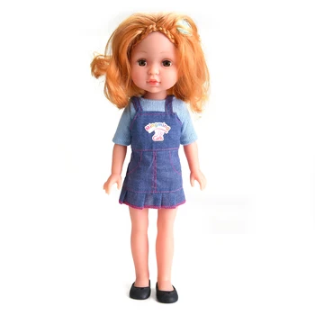 4 Veidiem, ar 13 Collu 34cm Reālistiskas 3D Sejas Bērniem Lelles Vinila Materiāla Modes Meitene lelle, Rotaļlietas Bērniem Atdzimis Lelle