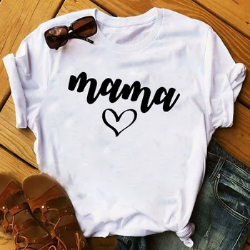 Sieviešu 2020. gadam Ziedu Lāču Mammu Gudrs Mama Apģērbu Mamma Dāma Mātes Dienā Dāmas Grafiskais Sieviešu Sieviešu Top T Kreklu, T-krekli, t-veida T-Krekls
