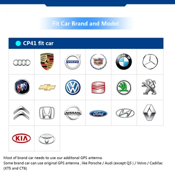 Automašīnas Radio 4+32G Android auto Carplay Lodziņā smart media box Audi VW, Ford, Hyundai, Toyota Skoda savienojumu carplay adapteri