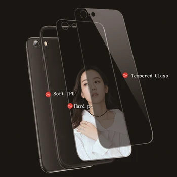 Asins Anime Viens Gabals rūdīts stikls telefonu gadījumā aizmugurējā vāciņa korpusa coque Par Xiaomi Redmi 5 5Plus 6 6A 6pro 7 Note5 Note7 K20 Pro