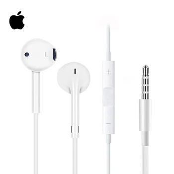 Oriģināls Apple Earpods austiņas 3.5 mm Plug & Zibens In-ear Austiņas Sporta Earbuds Dziļi Bagātāka Bass Austiņas Priekš Iphone/ipad Android