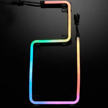 550mm Pilnu Krāsu Spektru LED Gaismas Sloksne 5v Digitālā RGB PC Saliktas 3Pin Kontrolieris, Pamatplates DIY Piederumi Adresējama