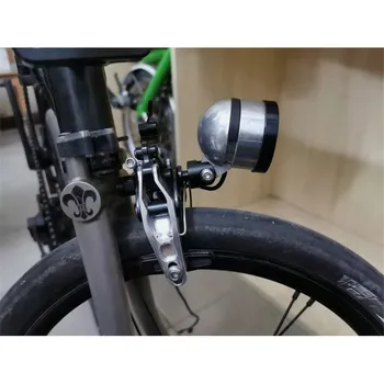 Saliekamais velosipēds EEbrake īpašas lampas turētāja paplašinājumu lampas turētāju adapters brompton velosipēds gaismas leņķis