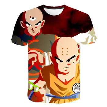 Harajuku Japānā, Anime T-Krekls 4-14 Gadu Bērnu Apģērbs ar Īsām Piedurknēm Vasaras Karikatūra Krekls Drukas Bērniem Tee Bērniem Topi Zēnu T-krekls