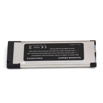 Augstas Pilnu Ātrumu Express Card Expresscard USB 3.0 2 Porta Adapteris 34 mm Express Card Converter Jaunas Ielidošanas