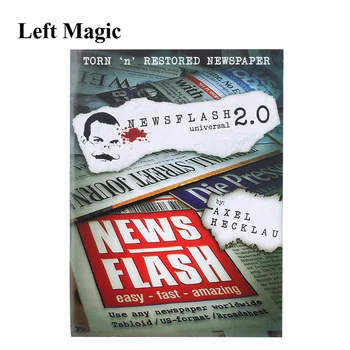 News Flash 2.0 (Universālā) Posmā Klasiskajā Ilūzijas Close Up Burvis Jautri Mentalism Pravietojumu Burvju Triki Veidojums Aksesuāri