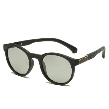 Zīmola Dizaina Polarizētās Saulesbrilles, Vintage Kārta Sunglass Sievietēm, Vīriešiem, Braukšanas, Saules Brilles UV400 Toņos Oculos de sol