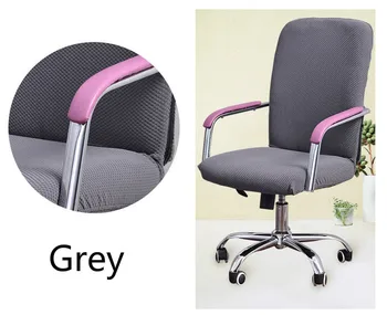 Biroja datora krēsla segtu Interneta bāra krēsls cover armchair ietver auduma izkārnījumos segtu grozāmos krēslu segtu integrēta elastīga