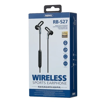 REMAX RB-S27 Bezvadu Austiņas, Stereo Sporta Austiņas, Bezvadu Bluetooth Sporta Austiņas ar Mikrofonu