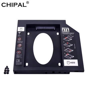 CHIPAL 10PCS 2nd HDD Caddy 9.5 mm SATA 3.0 2.5