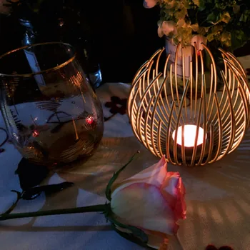 Radošā Skandināvu Stilā Viegls Svečturis Galda Romantiskā Sveču Gaismā Vakariņas Aksesuārus Eiropas Stila Kāzu Svece Īpašnieks