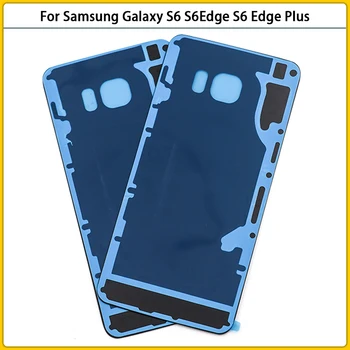 10pcs Sākotnējā S6 Aizmugures Mājokļu Case For Samsung Galaxy S6Edge S6 Malas Plus G920 G920F G925 G928 Akumulatora Vāciņu Durvju Aizmugurējo Vāciņu
