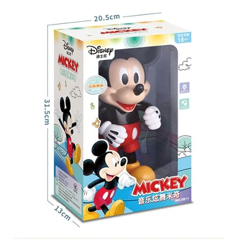 Oriģināls Disney Dejas Mickey Mouse Rīcības Attēls Žilbinošas Mūzikas Spīdīgu Izglītības Elektronisko Staigāšana Robots Rotaļlietas Bērniem