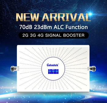 Lintratek 2020 Jaunas Modernizētas 2G 3G 4G Signālu Pastiprinātājs AGC 70dB 23dBm GSM 900 LTE/DCS 1800 WCDMA 2100 Mobilo sakaru Retranslācijas Pastiprinātājs