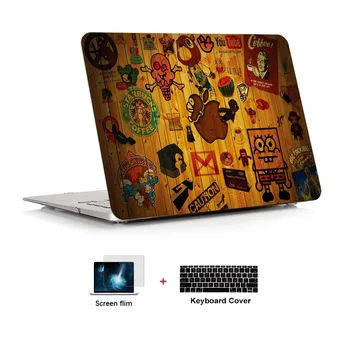 Eļļas Glezna sērijas Lietā Par JAUNO Apple Macbook Air, Pro Retina Touch Bar 1112 13 15 16 collu A1989 A1706 A1708 A1990 A1707 A2141
