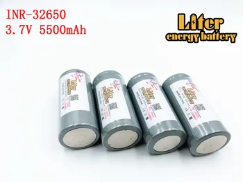 Augstas Ietilpības 5500mAh 3,7 V 32650 Li-jonu Akumulators ar 18.A Izlādes Strāva LED Kabatas Lukturi