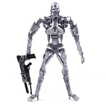 Terminator 2 T-800 Endskeleton Rīcības Attēls 1/8 mēroga krāsotas attēls Pescadero Aizbēgt & Slimnīcā PVC attēls Rotaļlietas Brinquedos