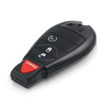 KEYYOU Nomaiņa Automašīnas Tālvadības Atslēgu Fob M3N5WY783X IYZ-C01C 433Mhz Par Chrysler Jeep Grand Cherokee 2008. - 2012. Gadam Tālvadības Smart Key