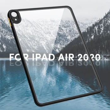 SUAIOCE Sākotnējā Būtiska iPad 4 Gaisa 2020 Aizsardzības Gadījumā, Ultra Plānas Triecienizturīgs Vāks Skaidrs Atpakaļ iPad Gaisa Lietā 10.9 collas