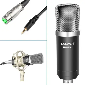 Neewer Kondensatoru Mikrofonu Komplekts:NW-700 Mic, NW35 Apturēšanu Uzplaukums Šķērveida konsoli Mājas Studija, Studijas Raidījumu Ierakstīšana