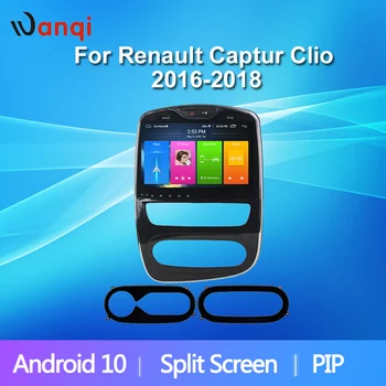 10.1 collu Android 10 Auto GPS Navigācija, radiouztvērējs Player 2016-2017 2018 Renault Clio Digitālā/Analogā atbalsta OBD2 NE DVD