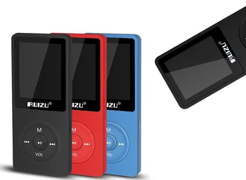 Oriģināls RUIZU X02 MP3 Atskaņotājs Ar 1,8 Collu Ekrānā Varat Spēlēt 100 stundas, 8 gb Ar FM,E-Grāmata,Pulkstenis,Datu