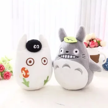2020 Jaunu Cute 15cm Totoro Plīša Japāņu Anime Miyazaki Hayao Mans Kaimiņš Totoro Pildījumu Plīša Rotaļlietas Lelle Bērniem Bērniem