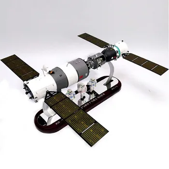 1/50 Mēroga Shenzhou Kosmosa Kuģi, Gaisa Kuģi, Transfērs Modelis Sakausējuma Metāla Die Cast Kosmosa Satelīta Kosmosa Kuģi, Satelīta Modelis