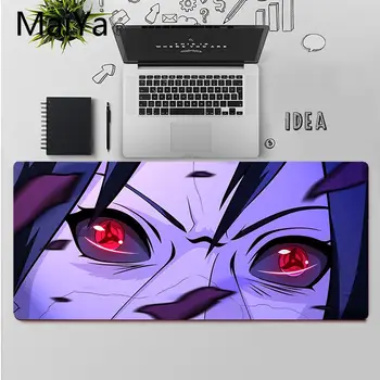 Maiya Augstas Kvalitātes Naruto Sharingan Rinnegan acis portatīvā Datora peles paliktnis Bezmaksas Piegāde Liela Pele Pad Klaviatūras Mat