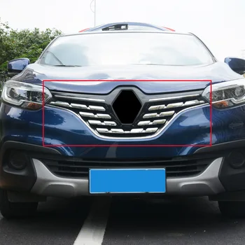 Par Renault Kadjar 2016 2017 2018 Chrome Aizmugures Bagāžnieka Miglas Luktura Gaismas Slēdzi Grila Vāka Apdare Molding Auto Stils Aksesuāri