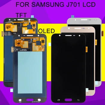 HH J7 Neo Displejs Samsung Galaxy J701 Lcd Displejs, Touch Screen Digitizer Montāža J7 Nxt J701F J701M J7 Core LCD Ar Instrumentiem