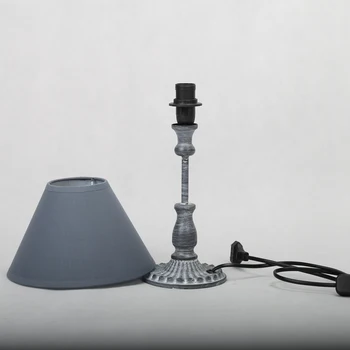 OYGROUP Galda Lampai Ar E14 Dzelzs Bāzes Mini Tumši Pelēkā krāsā, Galda Lampas Blakus dzīvo jamo istabu Mājas Apdare, LED Vēlreiz Stils