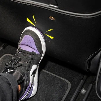 PAR TESLA MODEL 3 Anti kick pad auto sēdekļa aizsargs Pad Automašīnas Sēdekļa Muguras Aizsargs pad Automašīnas salona piederumi