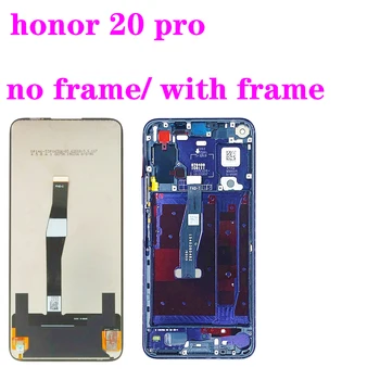 Oriģināls Par Huawei Honor 20/ Gods 20 Pro LCD Displejs Ekrānā Pieskarieties Digitizer Montāža 10 Punktu Touch Remonta Daļas