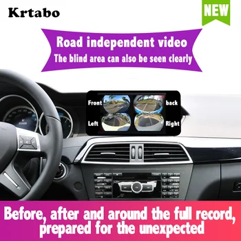 Krtabo HD Ekrāna Android 10 Automašīnas Radio Multimediju Atskaņotājs 360 Fotokameras Benz C Class W204 2011 2012 2013 Navigācija WIFI