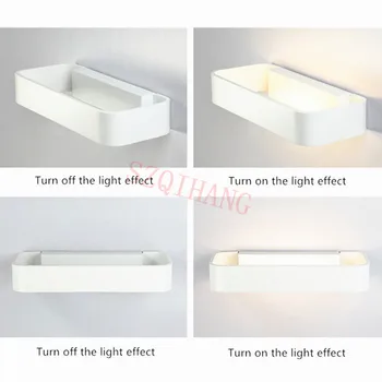 Augstas Kvalitātes Mūsdienu minimālisma 10W LED alumīnija lampas, nakts lampas sienas lampas istaba vannas istabas spogulis gaismas tiešā radošo eju