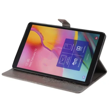Case For Samsung Galaxy Tab 10.1 T510 T515 2019 Spiešanu PU Ādas Tabletes Aizsargātu Segtu Triecienizturīgs Tablešu Apvalka SM-T515