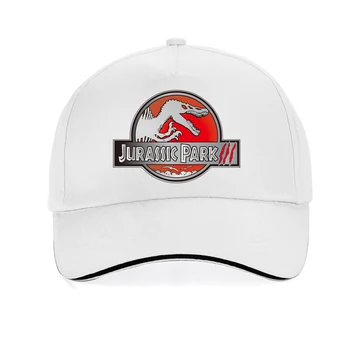 Cool JURASSIC PARK Drukāt Beisbola cepure Vīriešiem sieviete Karikatūra cepures kokvilna Gadījuma Hip Hop cepuri Jurassic Pasaules snapback cepures kaulu