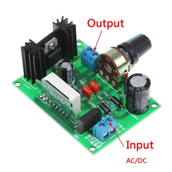 1Pc LED Displejs, LM317 Regulējams Sprieguma Regulators Solis uz leju Modulis AC/DC 2A
