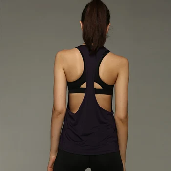 SALSPOR Sporta Krekls Joga Sievietēm, Elastīgs Spēkā Piedurknēm Singlet Darbojas Dobi Smock Sporta BreathableTraining Drēbes