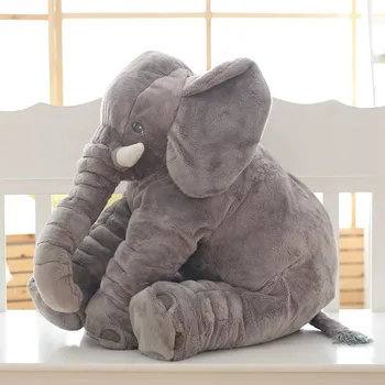 35/50cm Augstums Baby Elephant Plīša Rotaļlietu, Mīksto Dāvanu Bērniem Gulēšanas Spilvenu Pildījumu un Zīdaiņu Rotaļlietas Papildinās Lelle