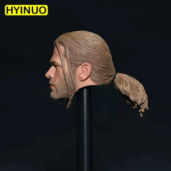 Pasūtījuma 1/6 Mēroga vīrietis, vīrietis, zēns, galvu 1/6 Thor Pīt Vadītājs Sculpt Modelis PVC lentu Galvas Modeli Rotaļlietas Fit 12