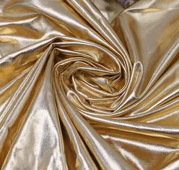Iedeguma Likra auduma spandex audums bronzas kāzu tērpu materiāla 150*50cm DIY posmā cosplay lelles kostīms, Kleita