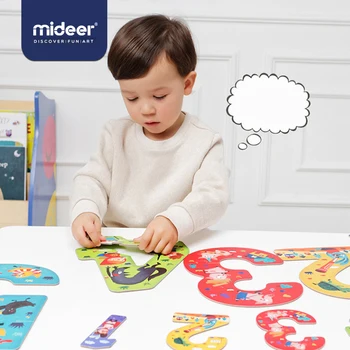 MiDeer Mīklas Izglītības Rotaļlietas, Kastes Mīklas Bērniem Digitālo Grāmatu Radošās Rotaļlietas Bērniem Puzzle Rotaļlietas Bērniem 2-4 Gadu laikā