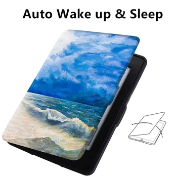 Ultra Slim Smart Gadījumā Kindle Paperwhite 4 2018 Segtu Auto Wake/Sleep Folio Apvalka Kindle Paperwhite 3/2/1 Būtiska Coque