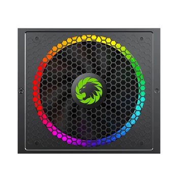 GameMax PSU Taisnība Nominālā 1050W RGB Barošanas Pilnībā Moduļu 80 PLUS Gold Certified ar RGB Gaismas Režīma Barošanas bloki Datoru